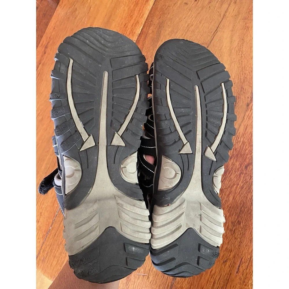 HOBIBEAR Unisex Sport Water Sandals Closed-Toe Outdoor (Big Kid) US Size 5Y